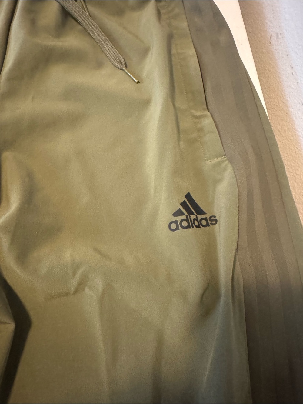 adidas Olive Green Track Joggers